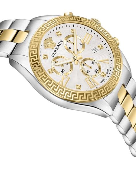 versace greca women's watch|Versace greca chrono watch.